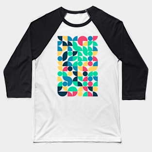 Greeny Cool Pattern Baseball T-Shirt